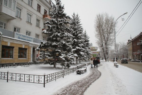 Иркутск улицы зимой