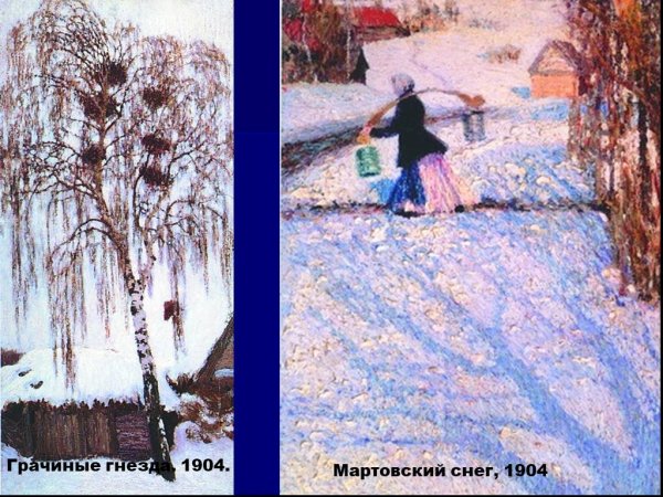 Игорь Грабарь Мартовский снег 1904