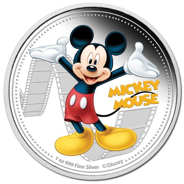 Монета Микки Маус