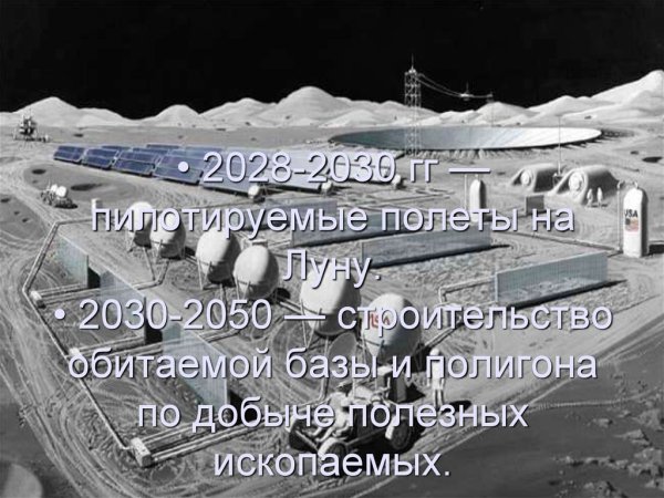 Карта полезных ископаемых Луны