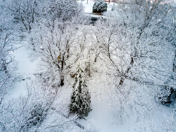 Осадки зимой