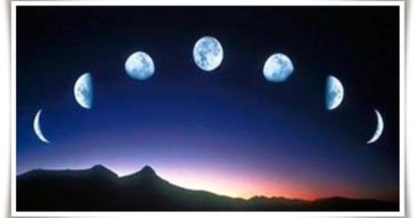 Растущая Луна полнолуние убывающая Луна