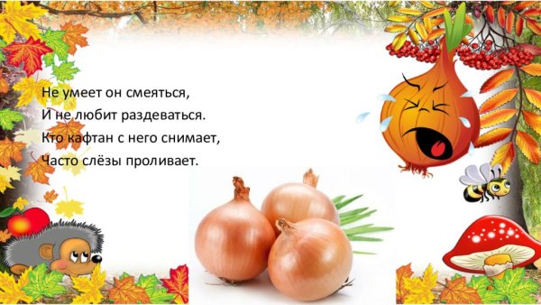 Стих про дары осени для детей