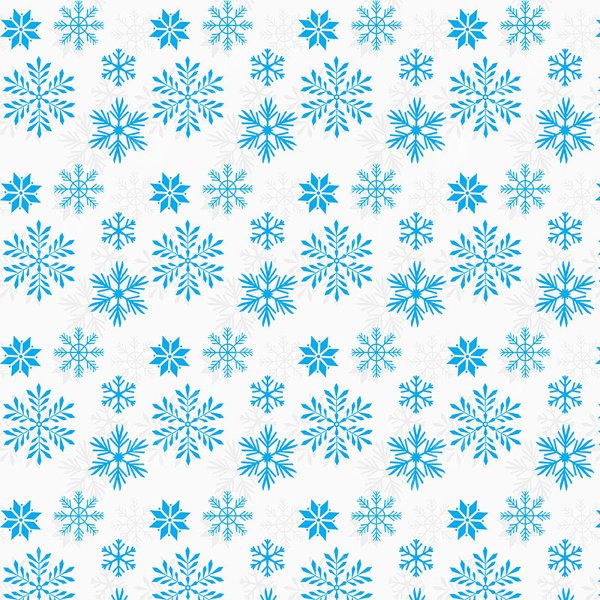 Много снежинок