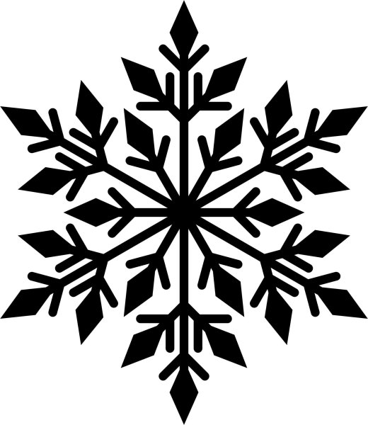 Стилизованные снежинки