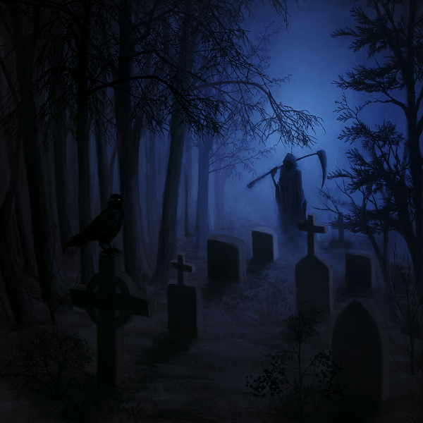 Graveyard вампир Хэллоуин