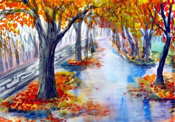 Рисуем осень