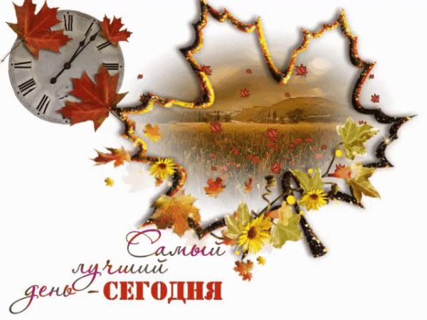 Прекрасного осеннего воскресенья