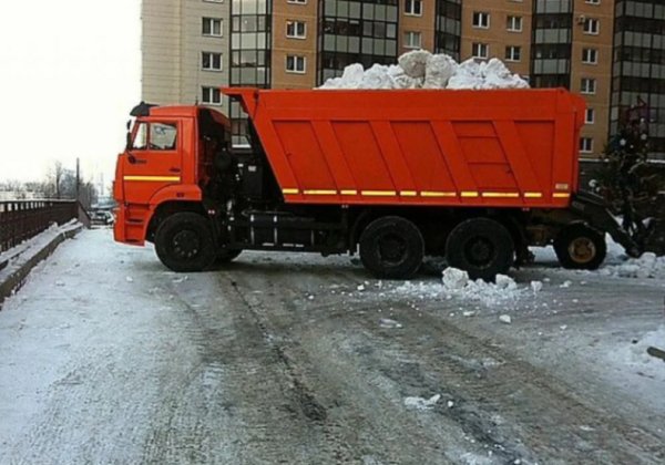 КАМАЗ 6520 погрузка