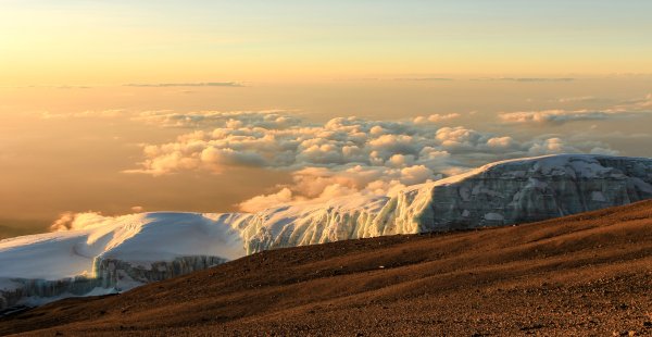 Снежные вершины Килиманджаро