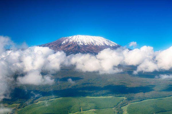 Килиманджаро в облаках