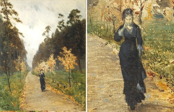 Осенний день Сокольники 1879 Левитан