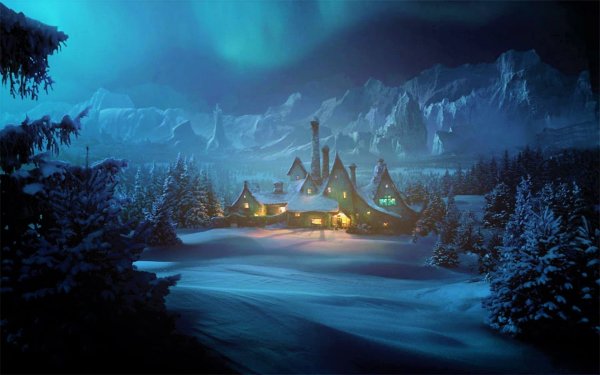 Фантастические зимние пейзажи