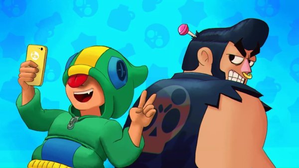 Леон арт Brawl Stars