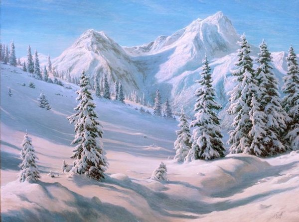 Художник Сергей Басов горы