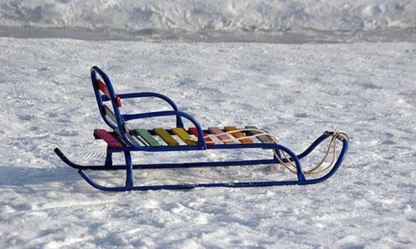 Зима сани