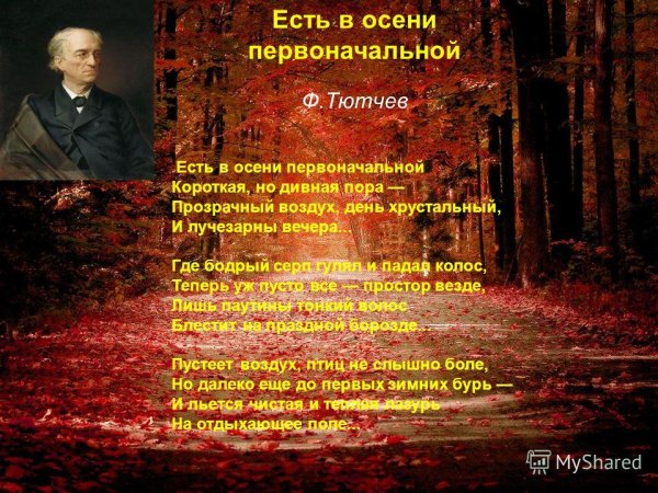 Стихи про осень русских поэтов