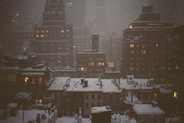 Зима в городах Эстетика