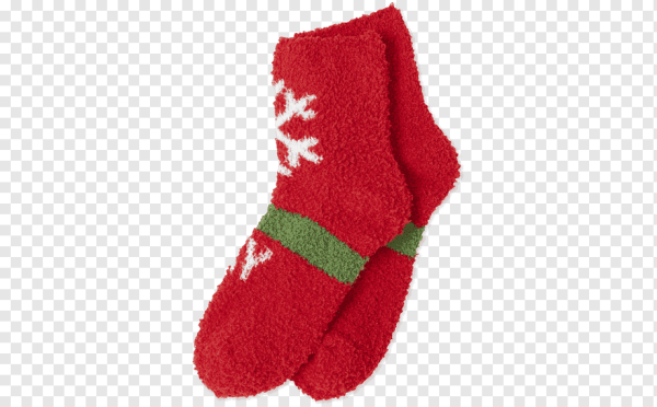 Теплые носки на прозрачном фоне