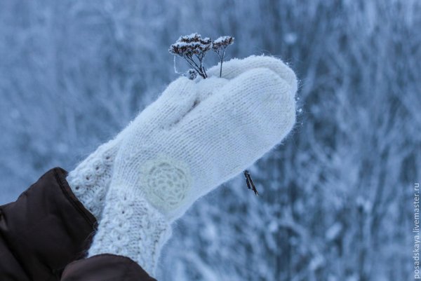 Снег на варежке