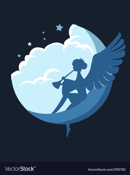 Ангелочек на Луне