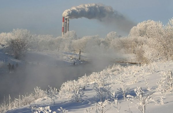 Загрязнение снега