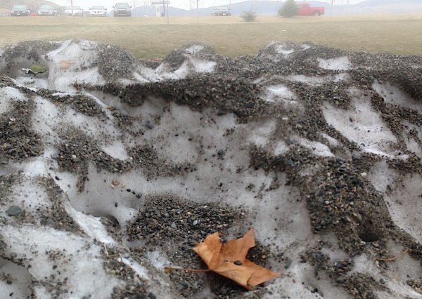 Загрязнение снега