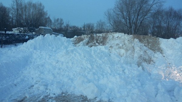 Загрязнение снежного Покрова