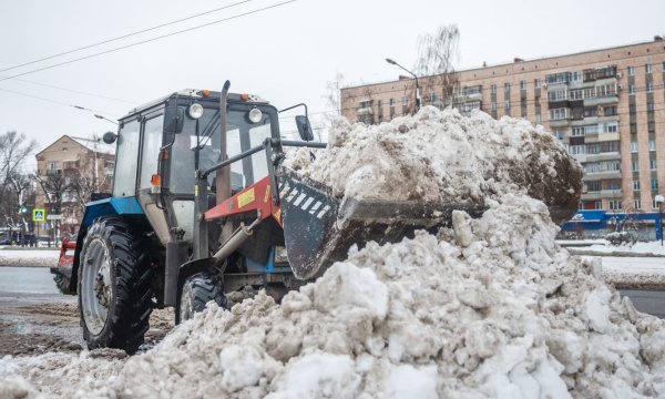 Загрязнение снега