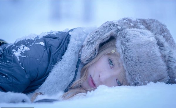 Девушка зима