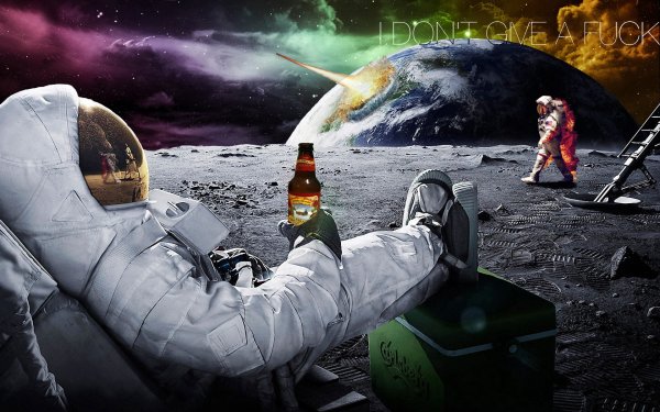 Космонавт Carlsberg