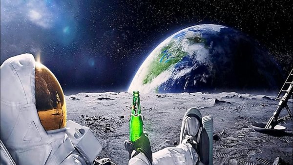 Космонавт Carlsberg
