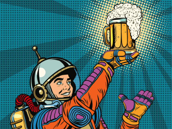 Космонавт поп арт