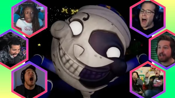 Лицо Луны из FNAF 9