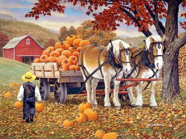 Джон Слоан осенние картины