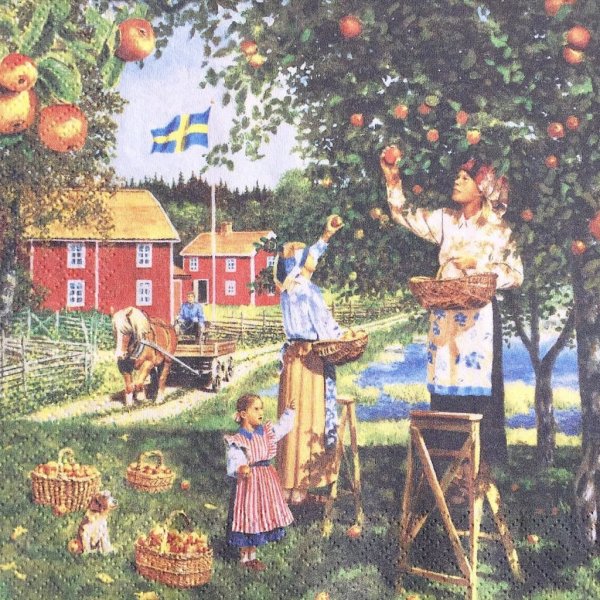 Картина уборка урожая Нищева