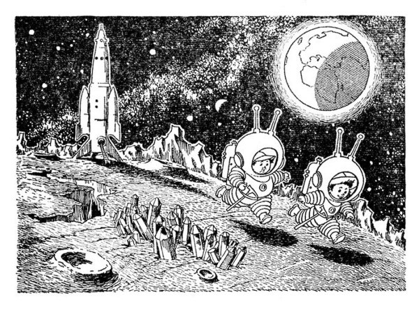Незнайка на Луне (ил. Г. Валька)