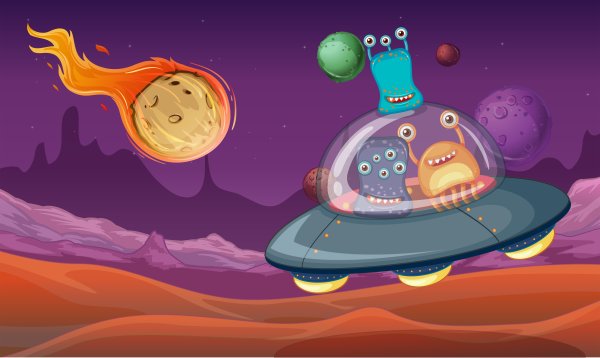 Фон инопланетяне для детей