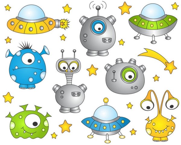 Космические монстрики