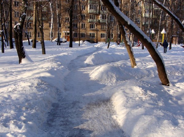 Снежный двор