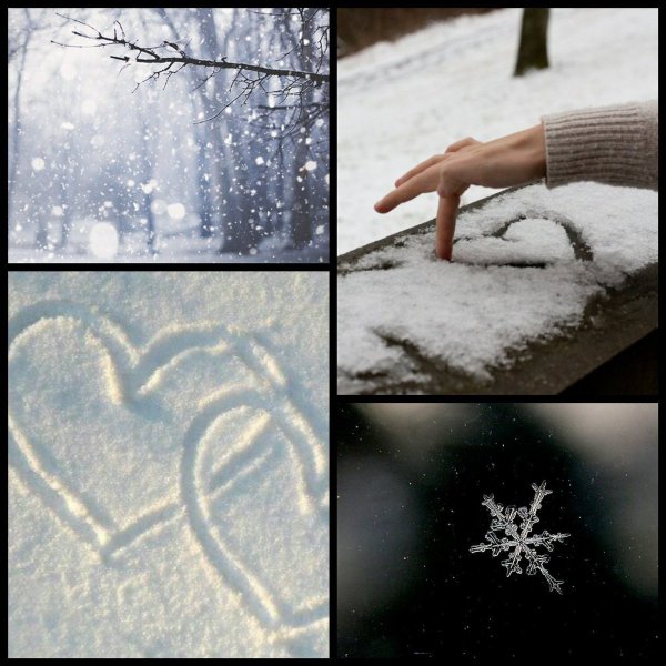 Снег в руках