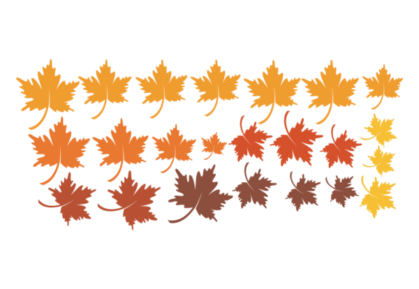 Наклейка кленовый лист