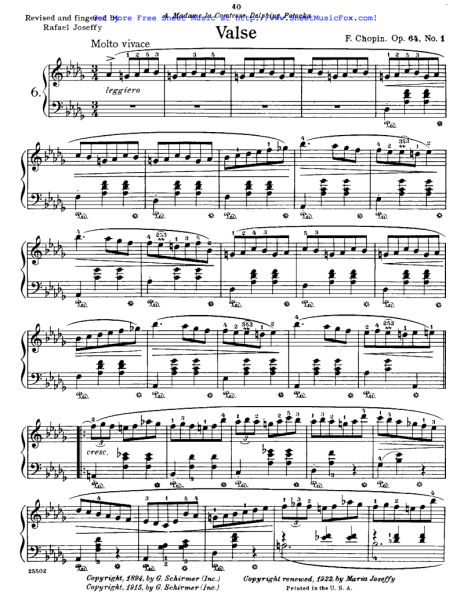 Шопен минутный вальс