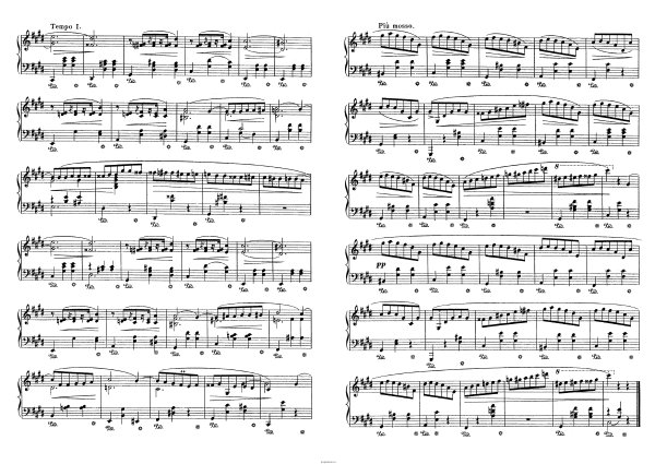 Шопен вальс до диез минор Ноты