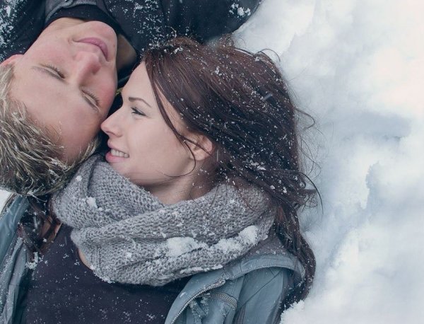 Влюбленные зимой