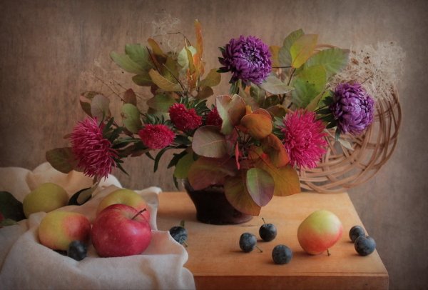 Красивый осенний натюрморт