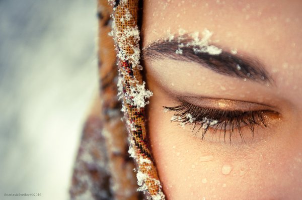 Снежинки на ресницах