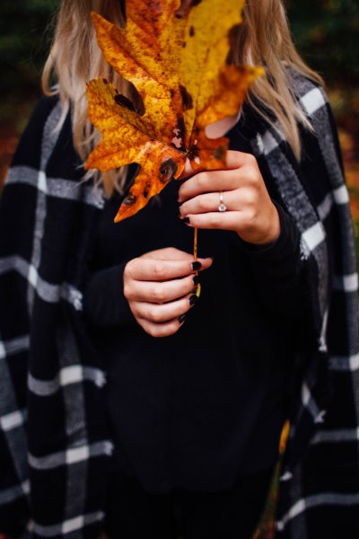 Девушка осень