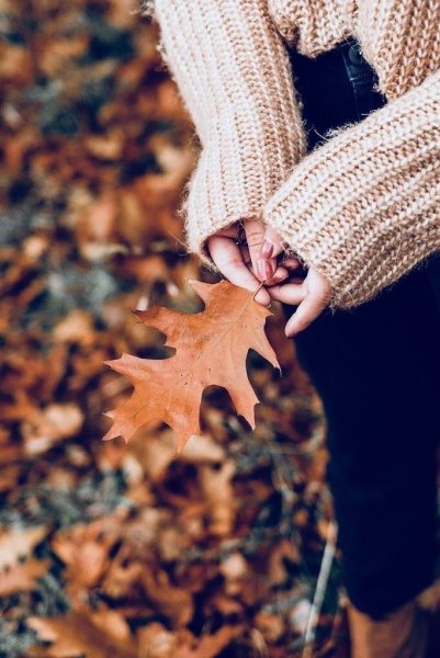 Теплая осенняя фотосессия