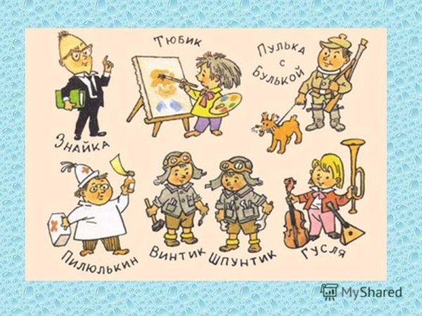 Незнайка коротышки из цветочного города